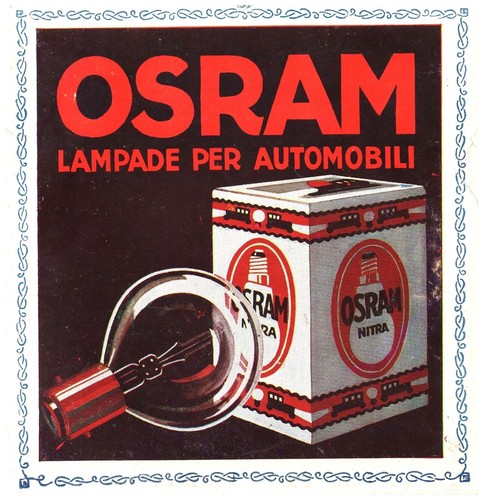 Pubblicita 1925 osram nitra - 1925,