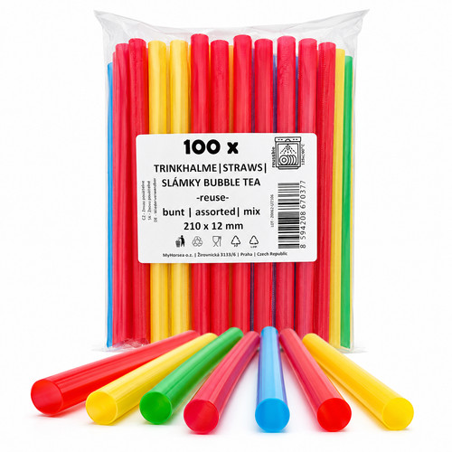 100 cannucce riutilizzabili