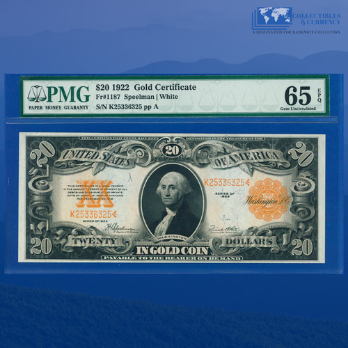 1187 1922 dollari - fr.1187, 20