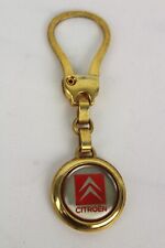 Accessorio Auto Storica Epoca Portachiavi CITROEN anni '80 Metallo NOS 2CV DYANE