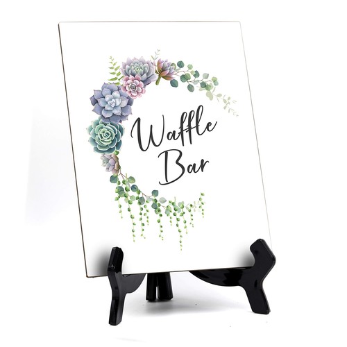 Insegna tavolo waffle - da,