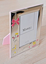 Cornice Portafoto in Argento 999 x foto 13x17cm- MARSILI  Miro Silver bambina