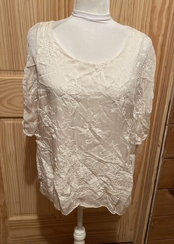 Top angela moda misto seta - misto,