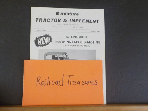 Miniature tractor implement - tractor, &
