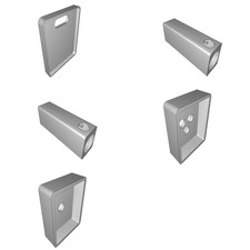 Custodia Torcia LED Rossa