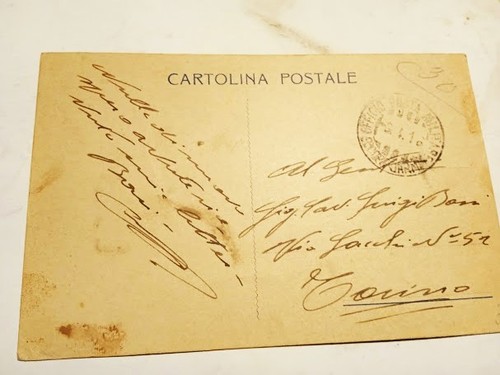 Cartolina postale in - ,