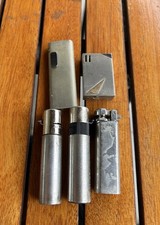 Lotto Accendini Con Giacca In Argento 800 E 925 Vintage Briquet Lighter
