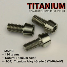 Bulloni in titanio M5x10 mm