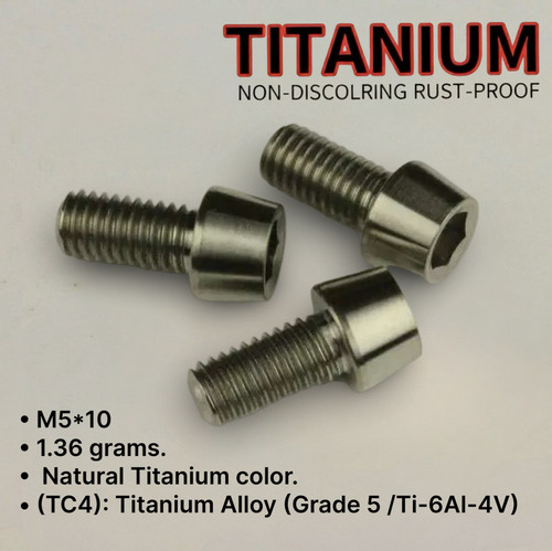 Bulloni titanio m5x10 mm - bulloni,