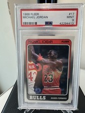 MICHAEL JORDAN 1988 FLEER #17