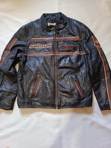 Giacca moto pelle schott - giacca,