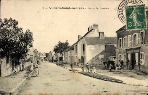 Cartolina villiers saint - villiers,