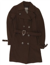 BREMA trench donna doppiopetto IT 44 medio marrone poliestere DT02