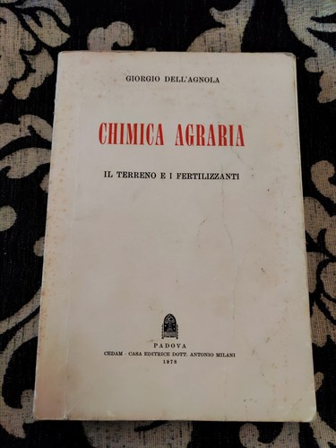 Chimica agraria terreno e - agraria.,