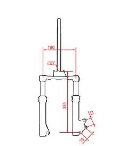 290129 forcella booster spirit - 290129,