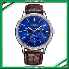 ✅ OROLOGIO UOMO IN ACCIAIO AUTOMATICO POLSO VINTAGE QUARZO RAGAZZO NAUTICO A13 ✅