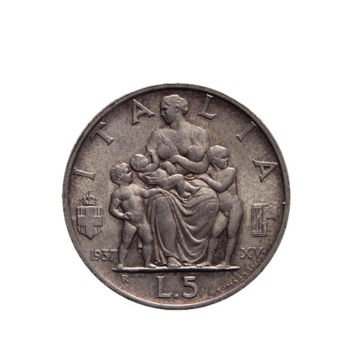 Regno italia 5 lire - -,