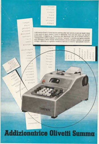 Pubblicita 1940 olivetti - pubblicita',