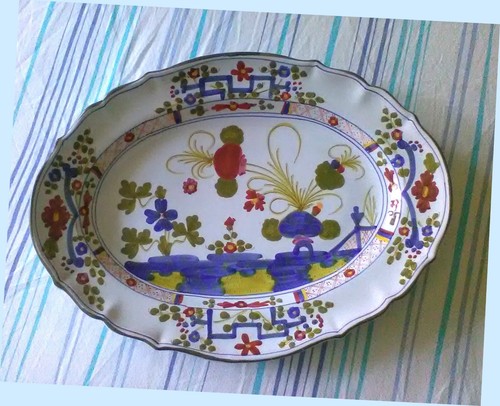 Piatto ceramica faentina caf - piatto,
