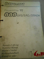 manuale d'officina DUCATI 888