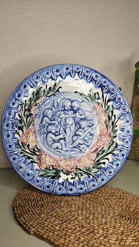 Piatto decorativo maiolica - piatto,