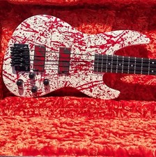 Jackson Bass Futura Pro 1991 Blood Splatter 