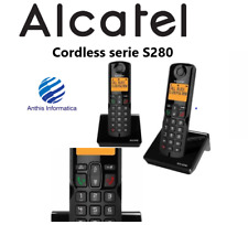 Telefono Cordless DECT Alcatel S280 - VIVAVOCE - BLOCCO CHIAMATA - VARI COLORI