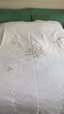 Coperta Piquet Ricamata