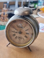 JUNGHANS OROLOGIO SVEGLIA CAMPANA ANTICO VINTAGE VECCHIA MECCANICA A CARICA