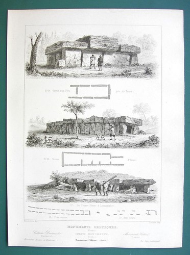 Stampa architettura 1850 - stampa,