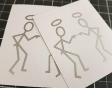 2 adesivi vinile Saint