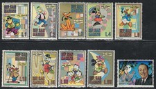 1970 San Marino, Walt Disney 10 valori # 814/23, nuovo e come nuovo, MNH**