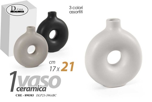 Vaso forato ceramica fiori - vaso,