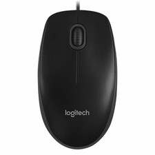 Logitech B100 Mouse Ottico con USB - Nero (910-003357)