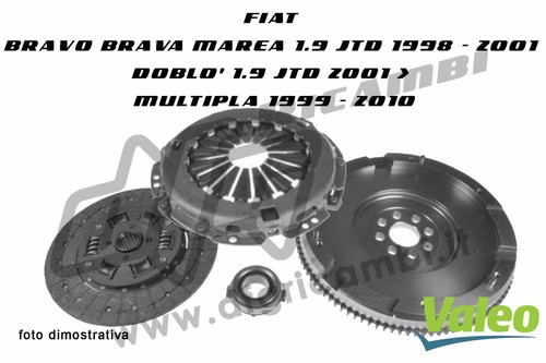 Kit frizione volano fiat - frizione,