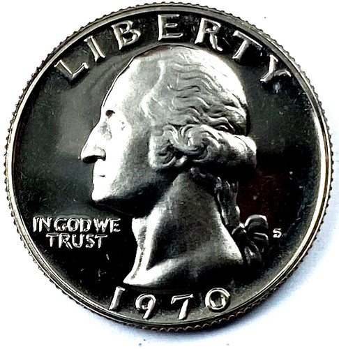 1970 25c washington proof - 1970,
