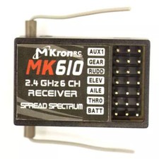 MK610 Ricevitore Spread Modulazione 2.4G per AR6100 DSM2 Dx5e DX6i Dx7 DX7s DX7se