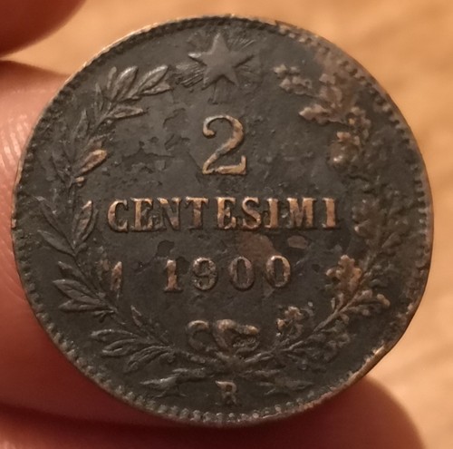 Moneta centesimi 1900 - moneta,