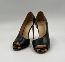 FRANCESCO RUSSO Black Pumps animalier N. 36