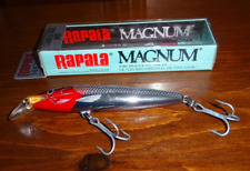 Rapala Magnum SS INOX, 11BRH SS MAG, 4-3/8", 9/16 once, 9-11 piedi, testa nera rossa
