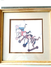 SCOOTER GRACIELA RODO BOULANGER "LES TROTINETTES" con licenza firmato incorniciato