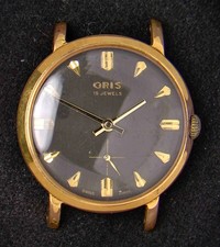Oris quadrante nero uomo