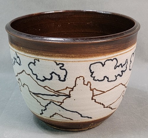 Vaso scena montagna 1980 - vaso,