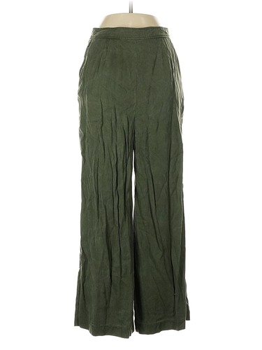 Vetta women green casual pants - green,