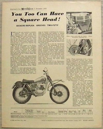 Greeves bickers motorcross - bickers,