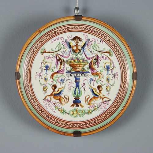 Piatto antico maiolica decoro - antico,