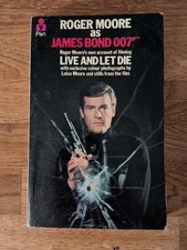 James Bond 007 Roger Moore's own account of filming LIVE AND LET DIE 1973 1st Ed