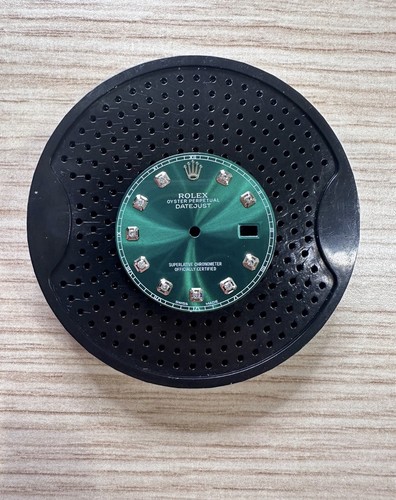 Dial quadrante green - green, zirconi