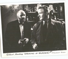Foto stampa Hollywood Hubert Gregg in Gilbert Harding 'Parlando di omicidio' 1953