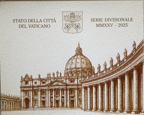 Vaticano 2025 divisionale coin - divisionale,